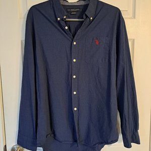 U.S. Polo Assn. Men's Blue Button Down Shirt
